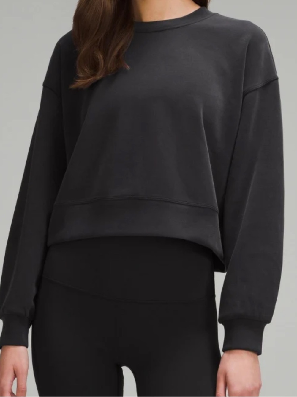 LULULEMON Softstreme Perfectly Oversized Cropped Crew